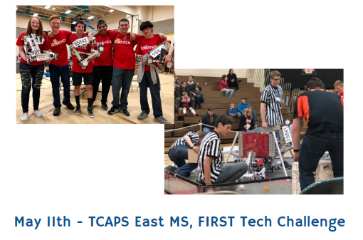 Newton's Road supports the FIRST Robotics initial middle school competition. Helping with volunteers, registration, and sponsoring volunteer lunch. 80 students from the region were reached.